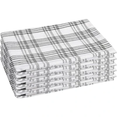 Immagine di LinenWeave Confezione da 5 strofinacci in 100% cotone, 45 x 70 cm, super assorbenti, lavabili lavatrice, cucina per (5 asciugamani)