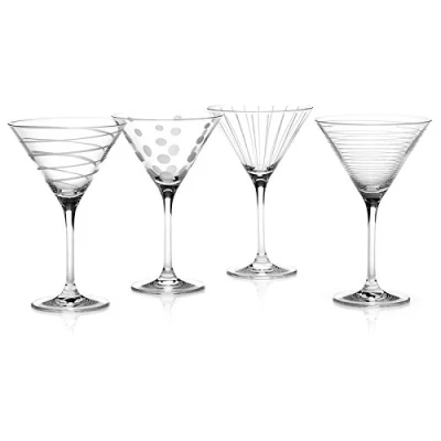 Immagine di Mikasa Bicchieri da Brindisi Martini, 290 ml, 4x Pezzi Martini Argento