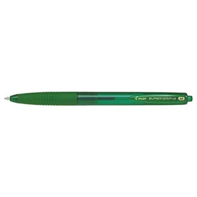 Immagine di Pilot Set di 6 penne a sfera Super Grip G con cappuccio, punta media, colore: Verde