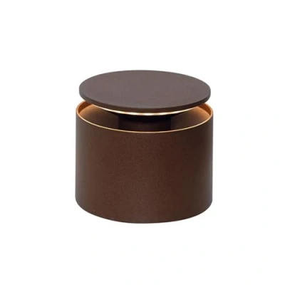 Immagine di Zafferano, Lampada Push Up, da Tavolo Ricaricabile e Senza Fili con Controllo Touch, Utilizzabile anche come Esterni, Dimmer, 2200 3000 K, Altezza 80 100 cm, Colore Corten