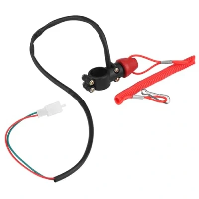 Immagine di Keenso Interruttore universale per manubrio Moto 22 mm 12 V 7/8 pollice Montaggio impermeabile Start Kill Switch