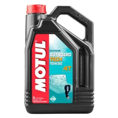 Immagine di Motul 101747 Olio motore fuoribordo Tech 4T 10W/30, 5 l