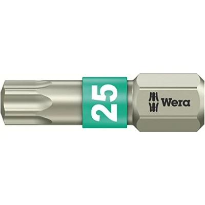 Immagine di Wera 3867/1 TS SB SiS 05073623001 Inserto Torx T 25 Acciaio inox D 6.3 1 pz.