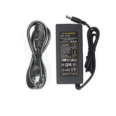 Immagine di Adattatore di Alimentazione 12V 5A,Trasformatori Adattatori AC100 240V 60W, 5.5mm x 2.1mm,per LED Striscia,Luci LED,Monitor TFT LCD,Videocamera Sorveglianza, DVD,Router,Massimo 60W