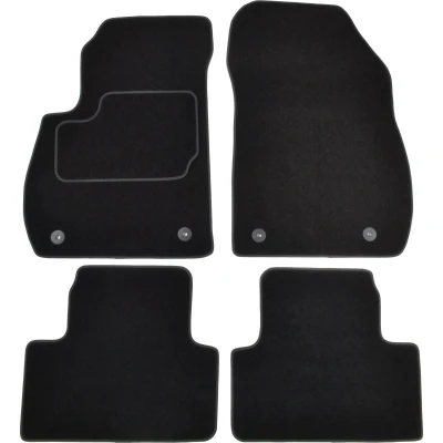 Immagine di MAMMOOTH A041 OPL345 PRM 01 Set tappetino Tessile anteriore e posteriore 4 nero OPEL: Zafira C Tourer