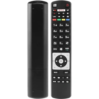 Immagine di Leyf Telefunken Telecomando di ricambio compatibile con RC5118, Netflix YouTube