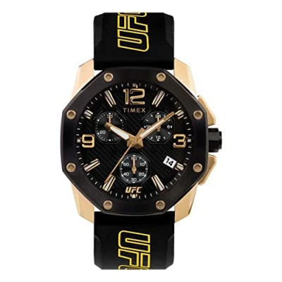 Immagine di Timex X ufc icon cronografo quadrante nero/silicone nero TW2V58500