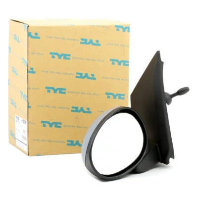 Immagine di Specchietto retrovisore esterno Tyc 305 0116 Sx con la prima mano Regolazione:comando cavo flessibile, convesso TOYOTA: Aygo, PEUGEOT: 107 Hatchback