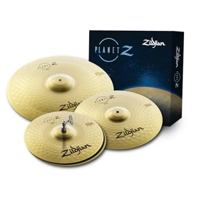 Immagine di Zildjian ZB4PK Planet Z Series 4 Cymbal Set (14&quot; pr, 16&quot;, 20&quot;), Nuovo Modello