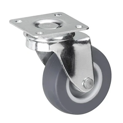 Immagine di Metafranc 800650 Ruota Girevole Diametro, 42 x mm, in Gomma, Cuscinetto a Scorrimento, Ø 50 mm