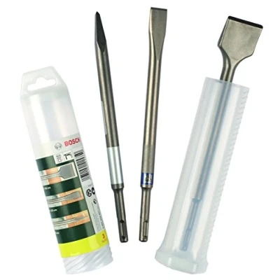 Immagine di Bosch Accessories 2607019457 Promoline KIT scalpelli 3 parti Lunghezza totale 250 mm SDS Plus 1