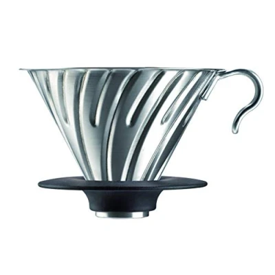 Immagine di Hario 1 gocciolatore per caffè in Acciaio Inox, Colore Argento