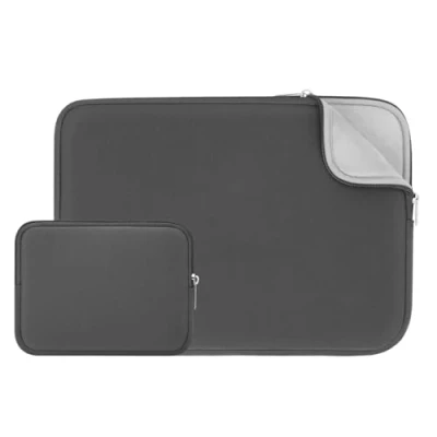 Immagine di RAINYEAR 14 Pollici Custodia Protettiva per Laptop PC Computer Portatili Sleeve Caso Morbide con Piccola Borsa Aggiuntiva,Compatibile 14&quot; Chromebook Ultrabook Notebook(Grigio,Versione Aggiornata)