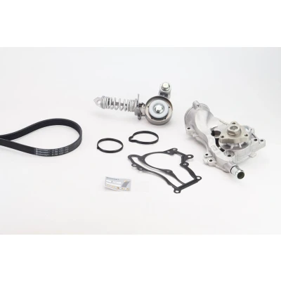 Immagine di CONTITECH 5PK1207WP2 Pompa acqua + Kit cinghia Poly V con guarnizione anello tenuta OPEL: Corsa E Hatchback