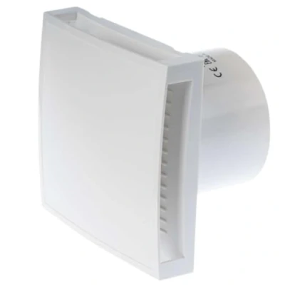 Immagine di EUROPLAST Ø 100mm Aspiratore Bagno con Timer e Sensore di Umidità Ventola Aspirazione Bianca Estrattore Aria Ventilatore da Parete per Cucina, Garage, WC
