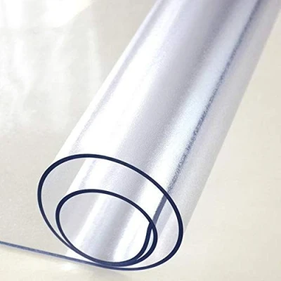 Immagine di tappetino da scrivania trasparente, 50 x 30 cm, per mouse grande, in PVC, resistente al calore, impermeabile, ufficio e casa
