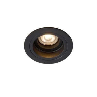 Immagine di Lucide Embed ř 9,1 cm GU10 Faretto da incasso Nero, Metallo, 42 W, 9.1 x 3.7