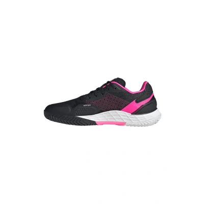Immagine di adidas Defiant Speed 2 Tennis Shoes, Scarpe Uomo, Nucleo Nero Argento con Rosa Lucido, 41 1/3 EU