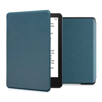 Immagine di kwmobile Custodia Pelle Nubuck Compatibile con Amazon Kindle Paperwhite 11. Generation 2021 Cover in Simil Magnetica Flip Case