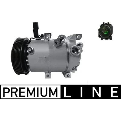 Immagine di MAHLE ORIGINAL ACP 656 000P Compressore Aria Condizionata 6VS14ic 12 PAG 46 SP A2 R 1234yf, 134a