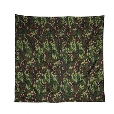 Immagine di MAGT Tenda impermeabile Tarp, Multifunzione Camouflage Nete/Campeggio Netting Tarp Outdoor Portatile Ultra leggero Tappeto Antipioggia Rifugio Spiaggia di Picnic