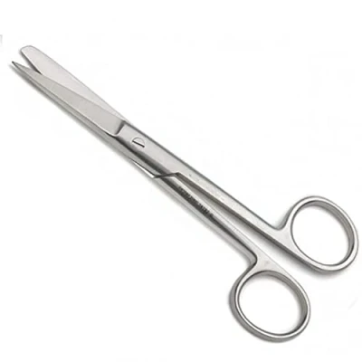 Immagine di Forbici multiuso per infermieristica, affilate, smussate, 15,5 cm, in acciaio inox, autoclavabili, uso domestico
