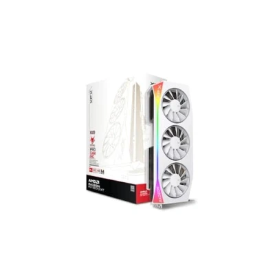 Immagine di XFX &quot;RX 9070 XT 16GB Mercury Magnetic Air RGB OC GDDR6 3 Fan white&quot;, Scheda grafica