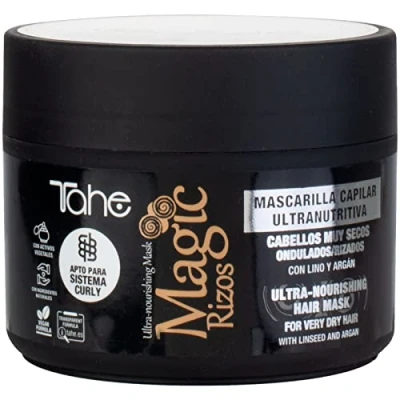 Immagine di Tahe Magic ricci Maschera per capelli ultra utritiva molto secchi e (300 ml)