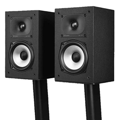 Immagine di Polk Audio Monitor XT15 Coppia di Diffusori da Libreria o Surround, Certificato Audio, Compatibile con Dolby Atmos e Dts: X, Tweeter In Terilene 1&quot;, Nero