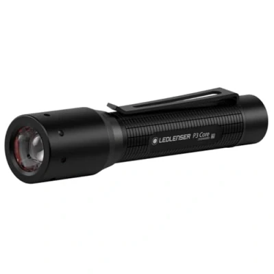 Immagine di Ledlenser Torcia P3 Core, Luce su Misura Grazie al Sistema Advanced Focus con 90 Lumen, 6 Ore di autonomia, Ultra compatta e Leggera, per Esterni Campeggio, 1 Pezzo.