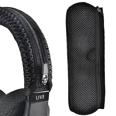 Immagine di Cuscinetti di ricambio per fascia JBL TUNE/live/E Serious, serie Marshall, riducono la pressione su testa e orecchie, copertura in poliestere