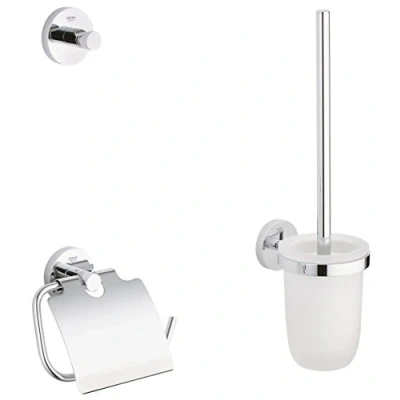 Immagine di GROHE Set Accessori Bagno 3 in 1 Essentials Cromo, 40407001