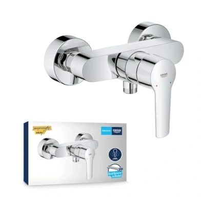 Immagine di Grohe Start Miscelatore monocomando per doccia, cromo, installazione a parete, dotato di serie limitatore portata regolabile