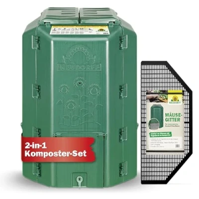 Immagine di Neudorff 775 Thermo composter Duotherm, 530 Litri, Incluso Mouse Mesh
