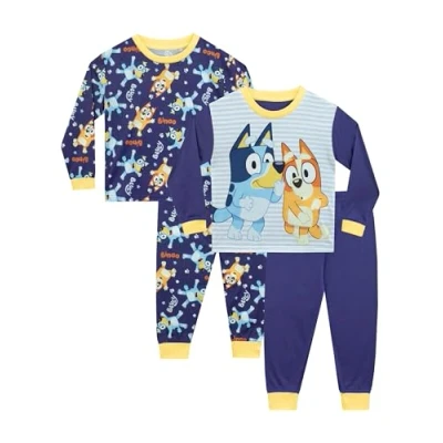 Immagine di BlueY Pigiama Ragazzi Confezione da 2 per Bambini Set di Due Merchandise Ufficiale Blu 3 4 Anni