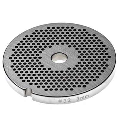 Immagine di vhbw piastra forata 32, diametro fori 3mm, foro centrale 13,4mm, acciaio inossidabile compatibile con ADE, Caso, Fama, KBS, Porkert tritacarne