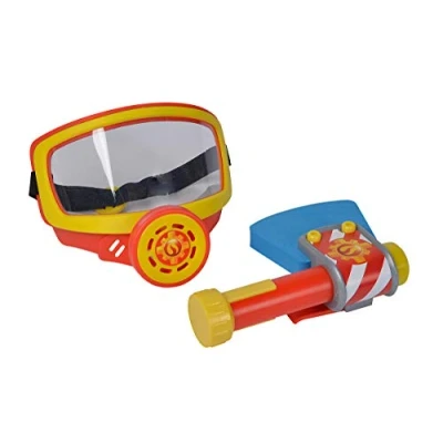 Immagine di Simba 109252476 Maschera Ossigeno Pompiere Sam Vigili del Fuoco con Fascia Elastica Ascia