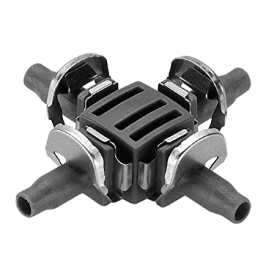 Immagine di GARDENA 8334 20, Connettore per tubo diramare il del distributore, sistema Micro Drip, 4,6 mm (3/16&quot;), Set di 10 pezzi