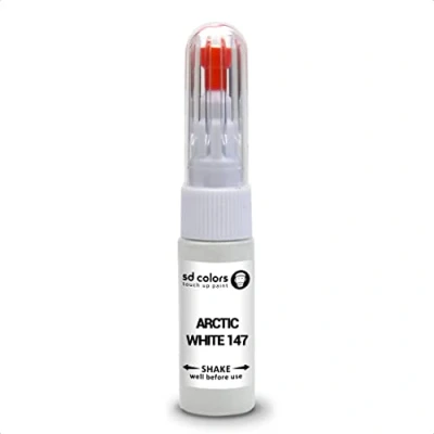 Immagine di SD COLORS Artico BIANCO 147 compatibile con Mercedes New Touch Up Paint Pen Kit di riparazione 20 ML GRAFFIO SPAZZOLA COLORE CODE ARCTIC