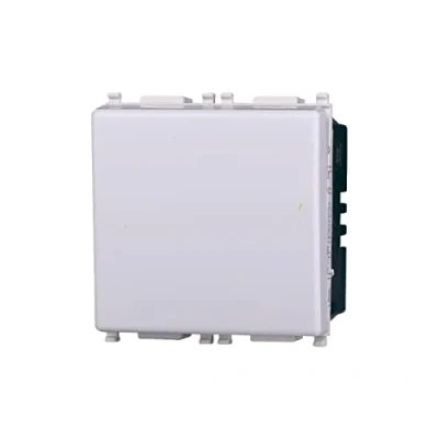 Immagine di Interruttore Assiale Da 2 Moduli, Compatibile Con Vimar Plana (1 Pezzo)
