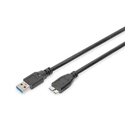 Immagine di Digitus Cavo USB 3.2 Gen1 (USB 3.0) Spina A, Micro B 3.0 1.00 m Nero AK 300116 010 S