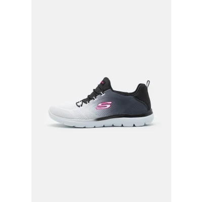 Immagine di Skechers 149536 Bkw, Sneaker Donna, Nero Bianco Mesh Trim, 38.5 EU