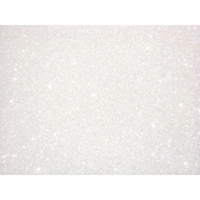 Immagine di The Ark Craft Confezione da 5 cartoncini glitterati, formato A4, 250 g/mq, colore: Bianco iridescente