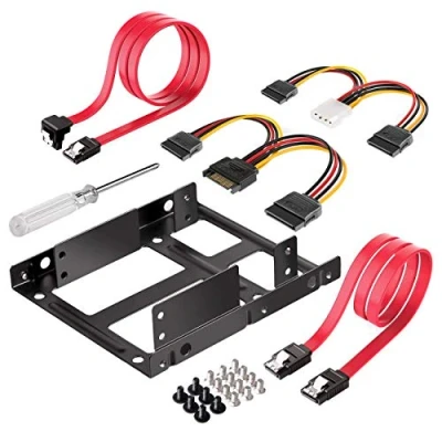 Immagine di Inateck Adattatore SSD/HDD, Supporto SSD da 2,5&quot; a 3,5&quot;, Doppio Hard Disk Interno,ST1002S