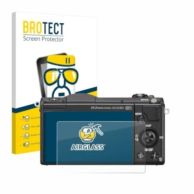 Immagine di brotect Pellicola Protettiva Vetro per Sony Alpha 5100 (DSLR A5100) Protezione Schermo [Durezza Estrema 9H, Chiaro]