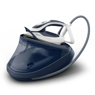 Immagine di Tefal GV9720 Pro Express Ultimate II Ferro da Stiro a Vapore, Pressione 8 bar, Erogazione di Vapore 170 g/min, 3 Impostazioni Stiratura, Sistema Anti Calcare, Blu