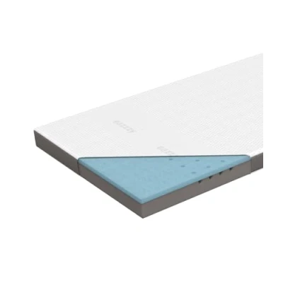 Immagine di Genius Eazzzy topper Deluxe 100 x 200 cm altezza 9 H2 H3 ortopedico per materasso e letto a molle in schiuma gel coprimaterasso persone allergiche con rivestimento