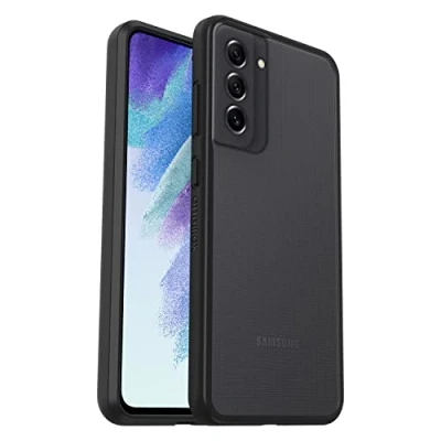 Immagine di Otterbox React Custodia Samsung Galaxy S21 FE 5G Nero, Trasparente Carica induttiva, Anti urti