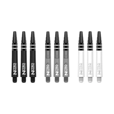 Immagine di RED DRAGON Nitrotech Alberi Freccette Aste Corti Multipack 1 3 Set per Confezione (9 in Totale)