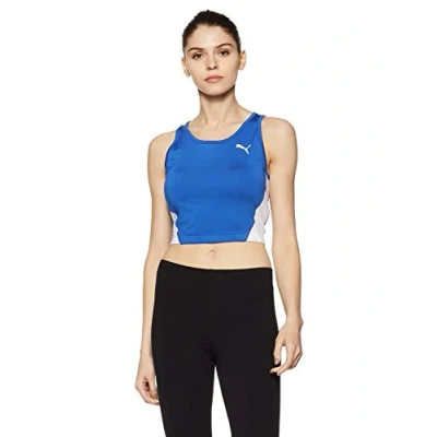 Immagine di Puma Cross The Line Croptop W, Top Donna, Blu Power, 14
